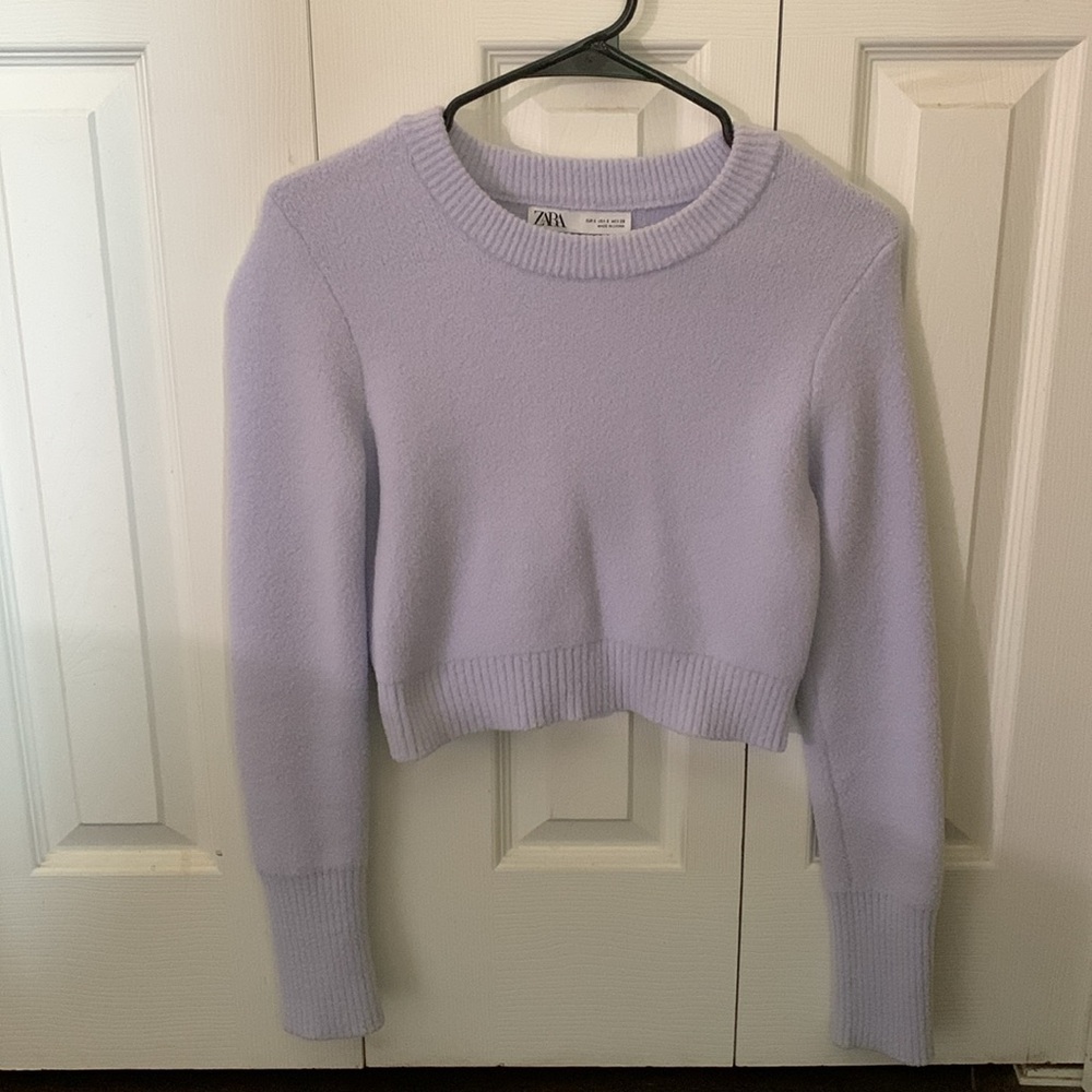 Soft knit crop sweater